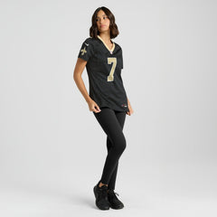 NFL Morten Andersen New Orleans Saints Women's Game Retired Player Jersey - Black