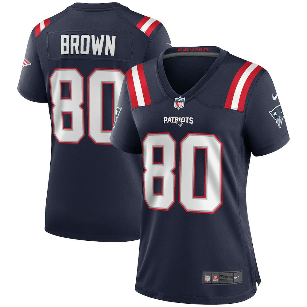 NFL Troy Brown New England Patriots Women's Game Retired Player Jersey - Navy