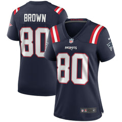 NFL Troy Brown New England Patriots Women's Game Retired Player Jersey - Navy