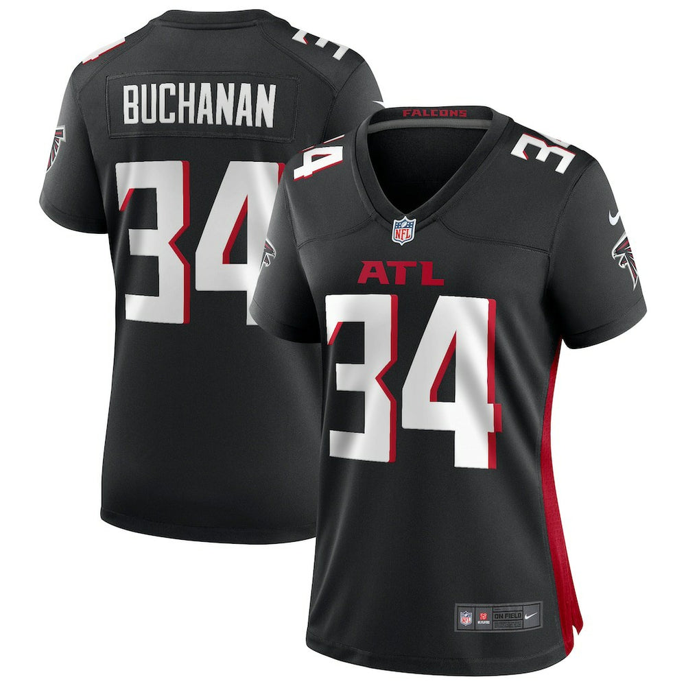 NFL Ray Buchanan Atlanta Falcons Women's Game Retired Player Jersey - Black