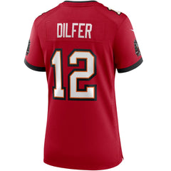 NFL Trent Dilfer Tampa Bay Buccaneers Women's Game Retired Player Jersey - Red