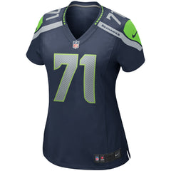 NFL Walter Jones Seattle Seahawks Women's Game Retired Player Jersey - College Navy