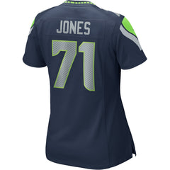 NFL Walter Jones Seattle Seahawks Women's Game Retired Player Jersey - College Navy