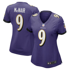 NFL Steve McNair Baltimore Ravens Women's Game Retired Player Jersey - Purple