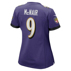 NFL Steve McNair Baltimore Ravens Women's Game Retired Player Jersey - Purple