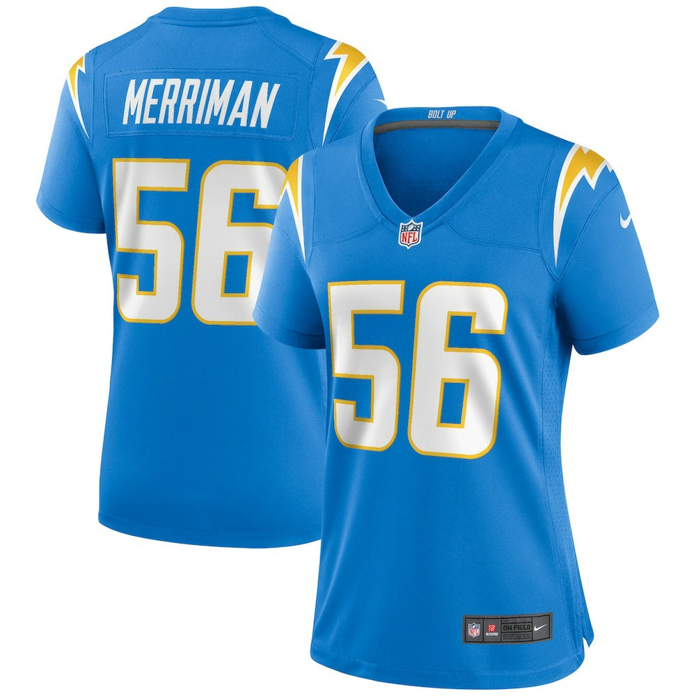 NFL Shawne Merriman Los Angeles Chargers Women's Game Retired Player Jersey - Powder Blue