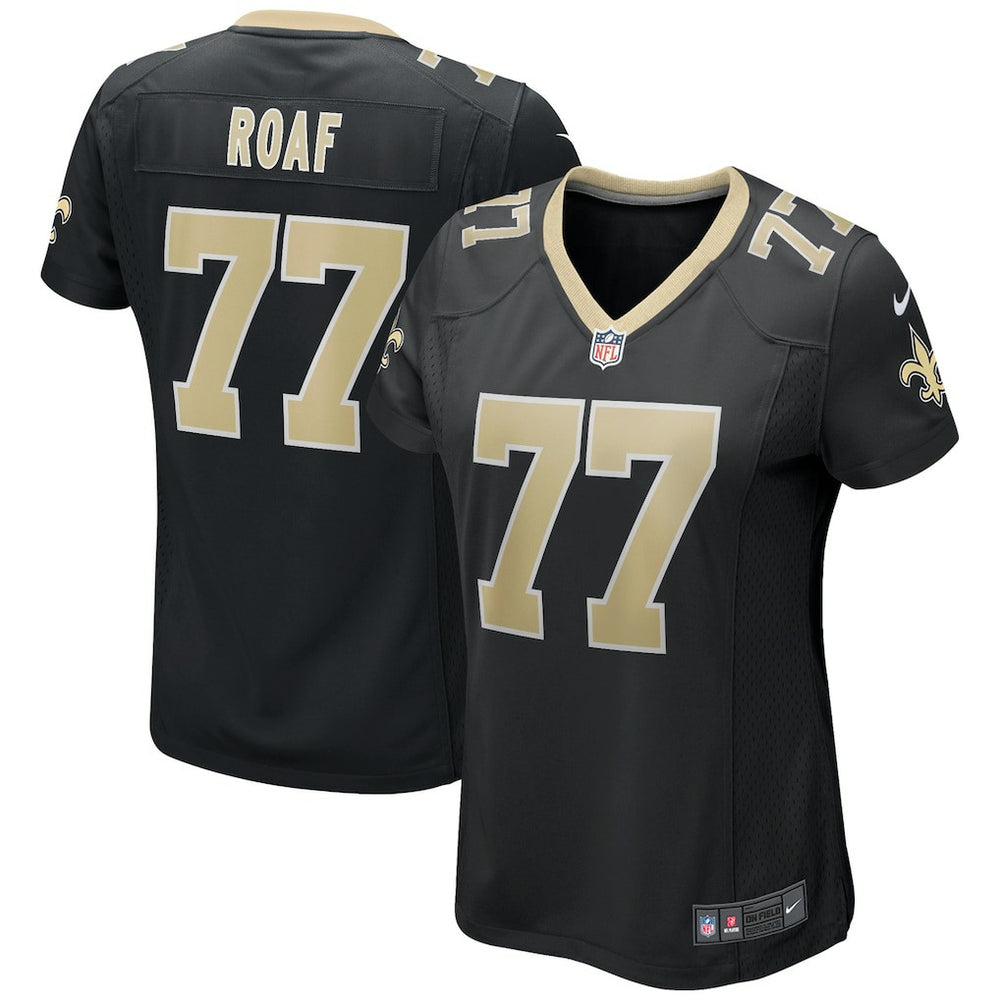 NFL Willie Roaf New Orleans Saints Women's Game Retired Player Jersey - Black