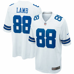 NFL CeeDee Lamb Dallas Cowboys Game Team Jersey - White