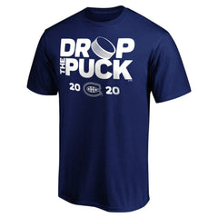 NHL Montreal Canadiens Drop the Puck T-Shirt - Royal