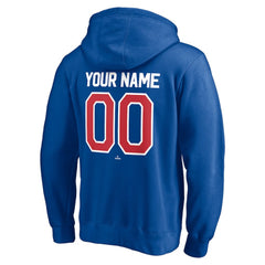 Chicago Cubs Personalized Winning Streak Name & Number Pullover Hoodie - Royal Hoodies