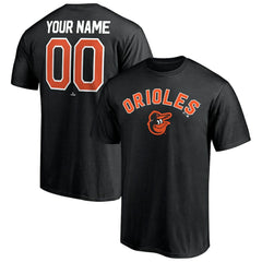 Baltimore Orioles Personalized Team Winning Streak Name & Number T-Shirt - Black T-shirts