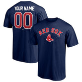 Boston Red Sox Personalized Team Winning Streak Name & Number T-Shirt - Navy T-shirts