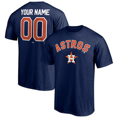 Houston Astros Personalized Team Winning Streak Name & Number T-Shirt - Navy T-shirts
