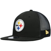 Pittsburgh Steelers New Era Shade Trucker 9FIFTY Snapback Hat Black
