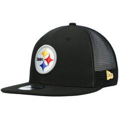 Pittsburgh Steelers New Era Shade Trucker 9FIFTY Snapback Hat Black