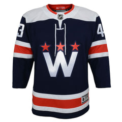 NHL Tom Wilson Washington Capitals Youth 2020/21 Alternate Premier Player Jersey - Navy