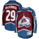 NHL Nathan MacKinnon Colorado Avalanche Youth Home Replica Player Jersey - Burgundy