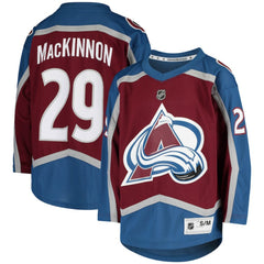NHL Nathan MacKinnon Colorado Avalanche Youth Home Replica Player Jersey - Burgundy