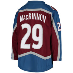NHL Nathan MacKinnon Colorado Avalanche Youth Home Replica Player Jersey - Burgundy