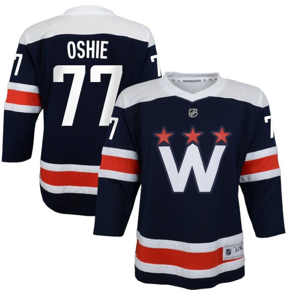 NHL TJ Oshie Washington Capitals Youth 2020/21 Alternate Replica Player Jersey - Navy