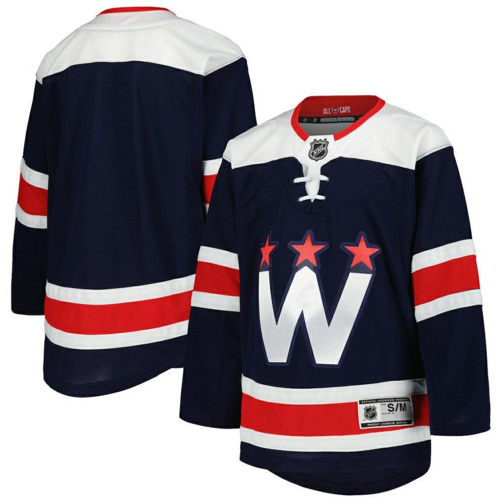 NHL Washington Capitals Youth 2020/21 Alternate Premier Jerseys - Navy
