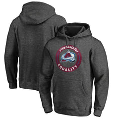 NHL Colorado Avalanche #WeSkateFor Pullover Hoodie - Heather Gray