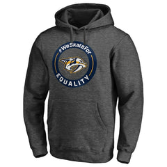 NHL Nashville Predators #WeSkateFor Pullover Hoodie - Heather Gray