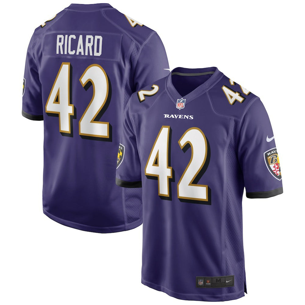 NFL Patrick Ricard Baltimore Ravens Game Jersey - Purple