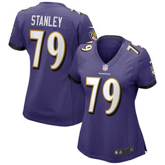 NFL Ronnie Stanley Baltimore Ravens Women's Game Jersey - Purple