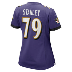 NFL Ronnie Stanley Baltimore Ravens Women's Game Jersey - Purple