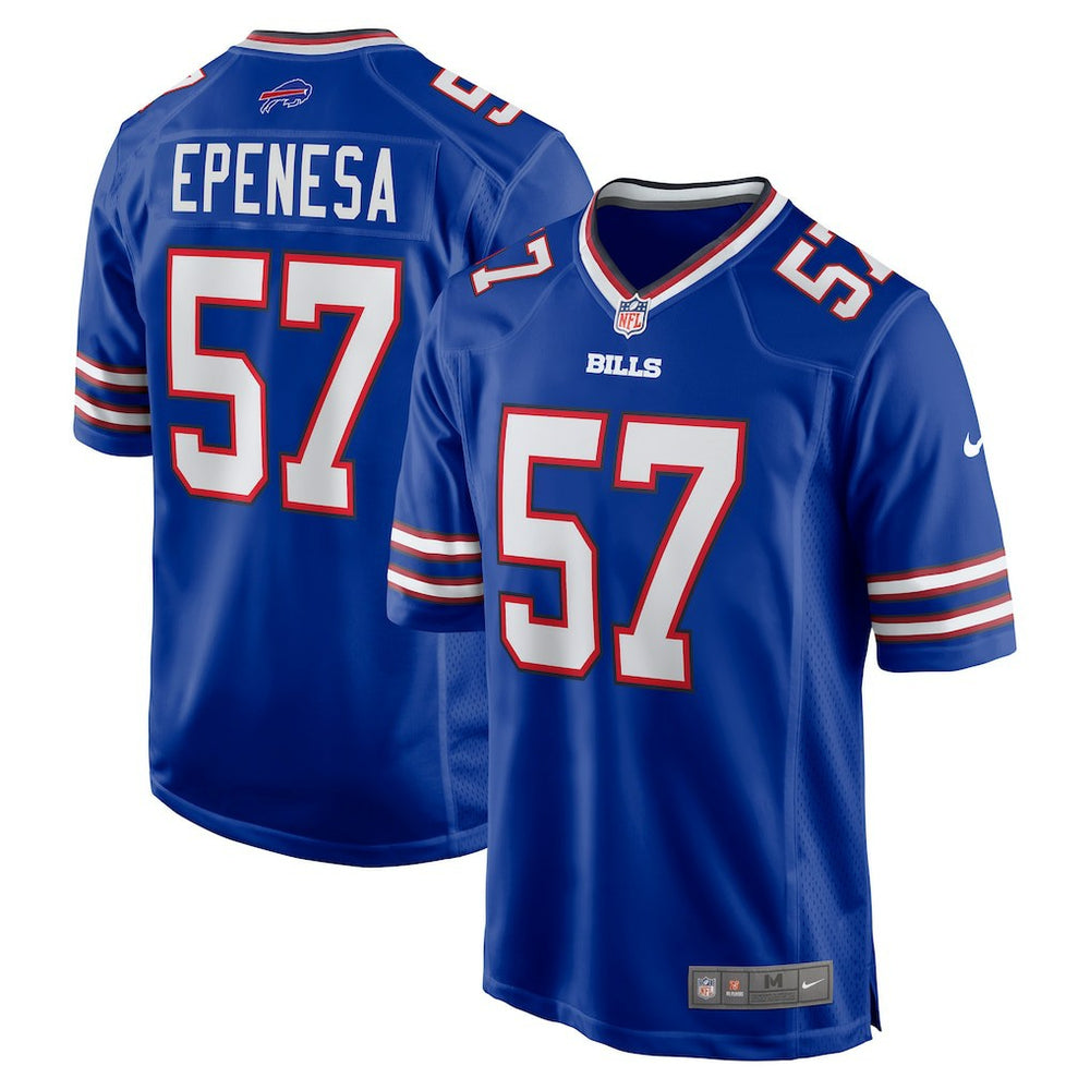 NFL A.J. Epenesa Buffalo Bills Game Player Jersey - Royal