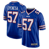 A.J. Epenesa Buffalo Bills Game Player Jersey Royal