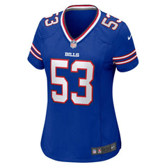 NFL Tyrel Dodson Buffalo Bills Women's Game Jersey - Royal