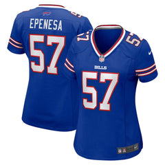 NFL A.J. Epenesa Buffalo Bills Women's Game Jersey - Royal