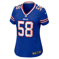 NFL Matt Milano Buffalo Bills Women's Game Jersey - Royal