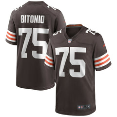 NFL Joel Bitonio Cleveland Browns Game Jersey - Brown