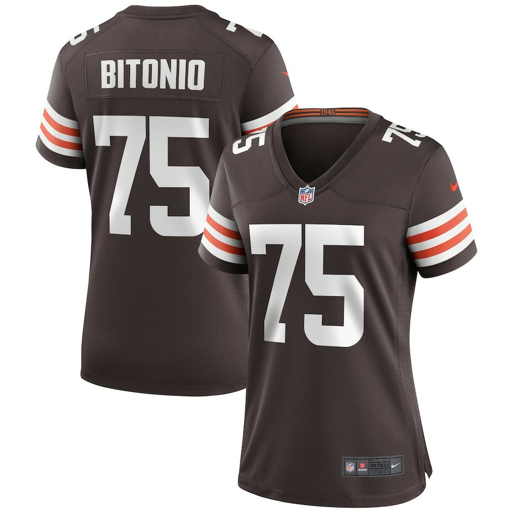 NFL Joel Bitonio Cleveland Browns Women's Game Jersey - Brown