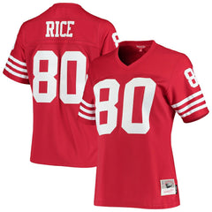 NFL Jerry Rice San Francisco 49ers Women's 1990 Legacy Replica Jersey - Scarlet on sale