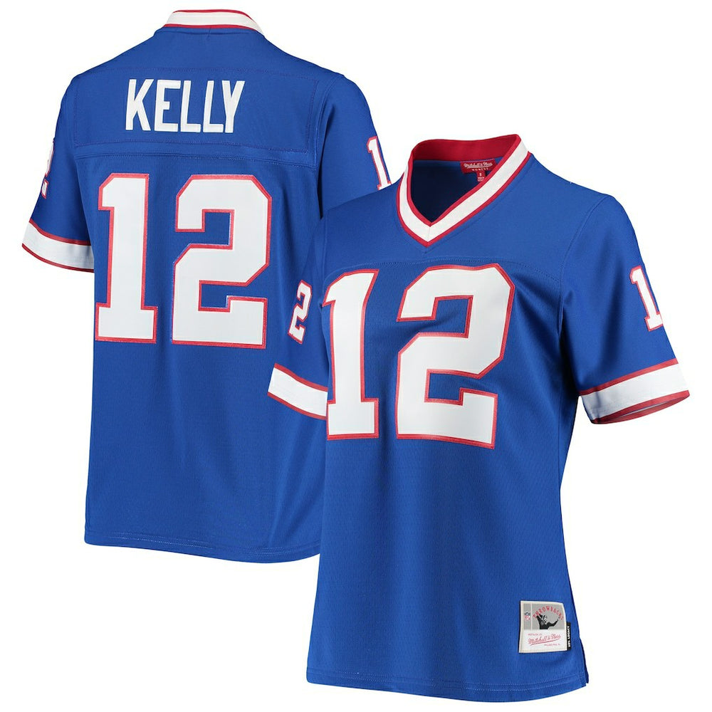 NFL Jim Kelly Buffalo Bills Women's 1990 Legacy Replica Jersey - Royal discount