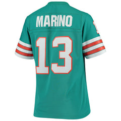 NFL Dan Marino Miami Dolphins Women's 1984 Legacy Replica Jersey - Aqua on sale