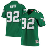 Reggie White Philadelphia Eagles Women's 1990 Legacy Replica Jersey Kelly Green