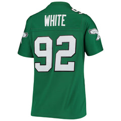 Reggie White Philadelphia Eagles Women's 1990 Legacy Replica Jersey Kelly Green