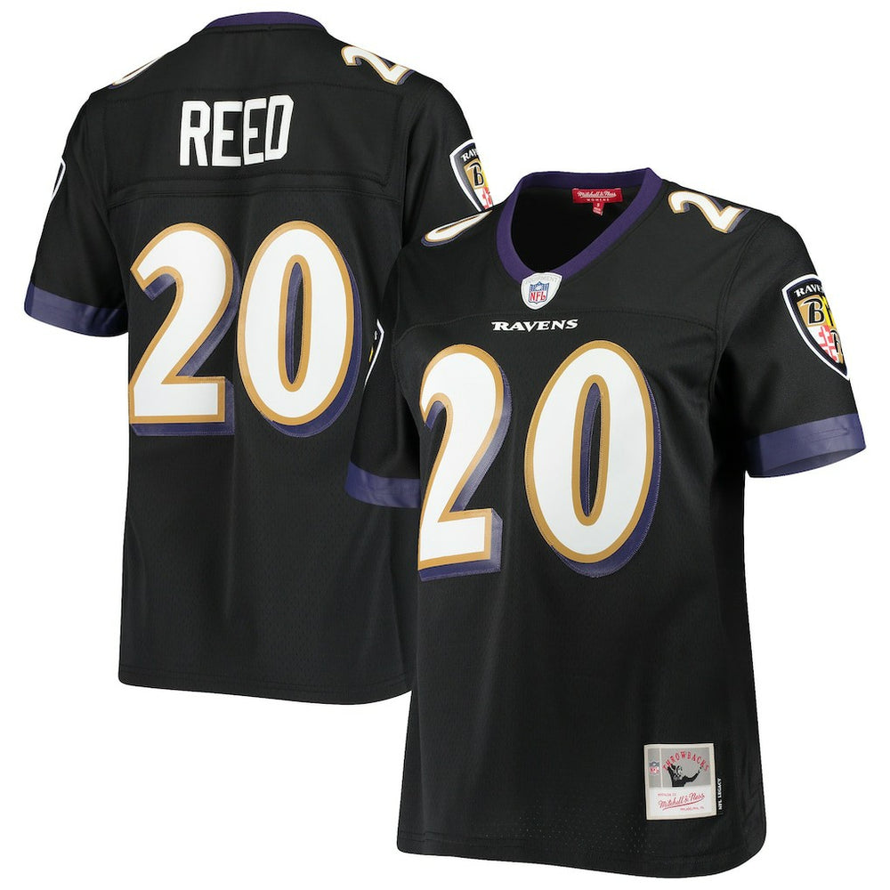 NFL Ed Reed Baltimore Ravens Women's Legacy Replica Team Jersey - Black outlet