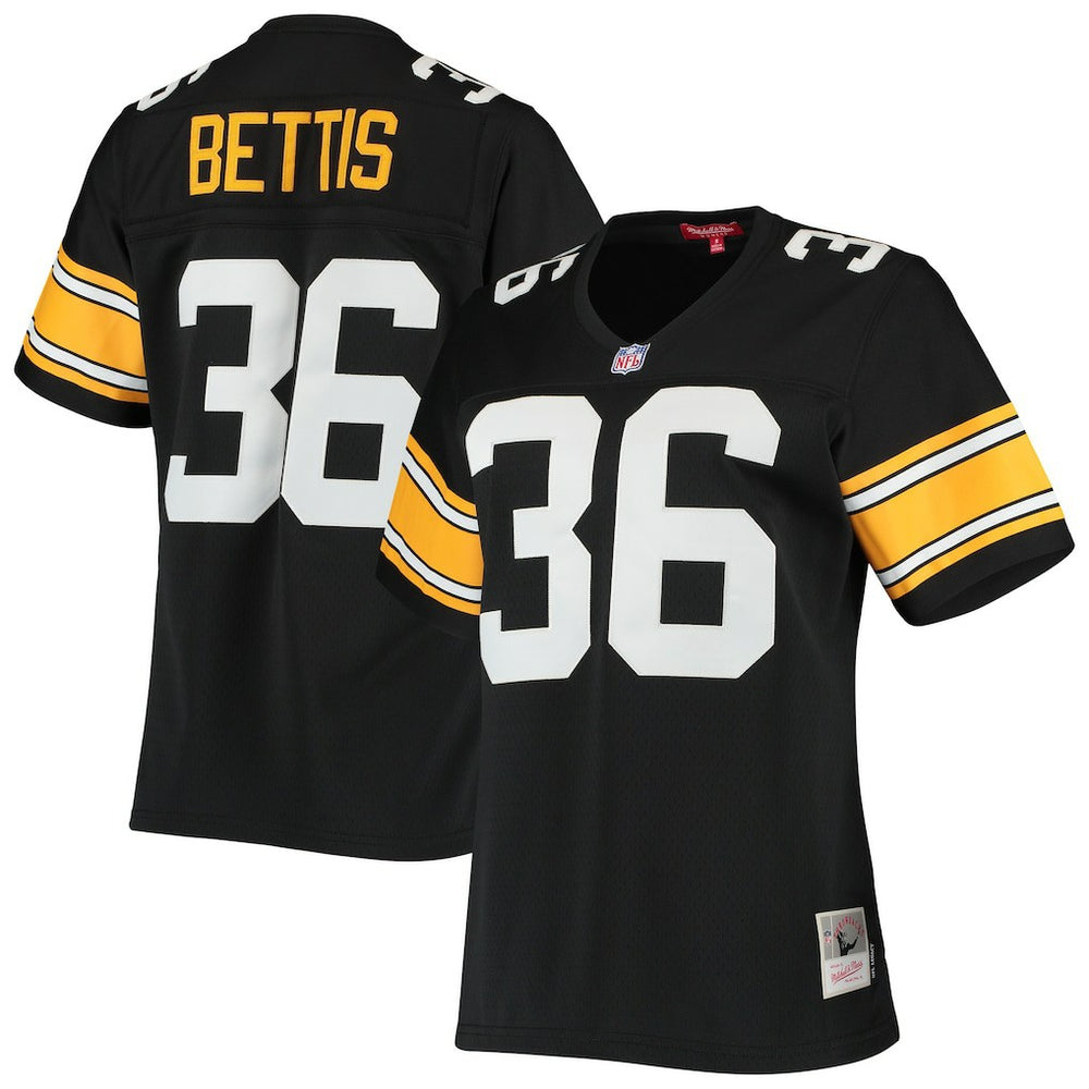 NFL Jerome Bettis Pittsburgh Steelers Women's 1996 Legacy Replica Jersey - Black for sale
