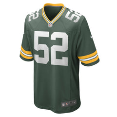 NFL Rashan Gary Green Bay Packers Game Jersey - Green