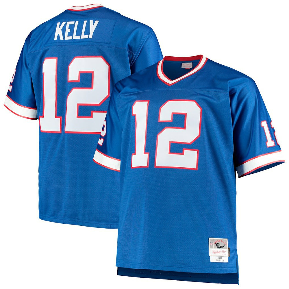 NFL Jim Kelly Buffalo Bills Big & Tall 1990 Retired Player Replica Jersey - Royal cheap