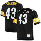 NFL Troy Polamalu Pittsburgh Steelers Big & Tall 2005 Retired Player Replica Jersey - Black on sale