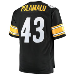 Troy Polamalu Pittsburgh Steelers Big & Tall 2005 Retired Player Replica Jersey Black