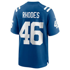 NFL Luke Rhodes Indianapolis Colts Game Jersey - Royal