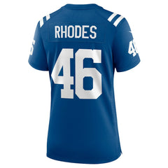 NFL Luke Rhodes Indianapolis Colts Women's Game Jersey - Royal